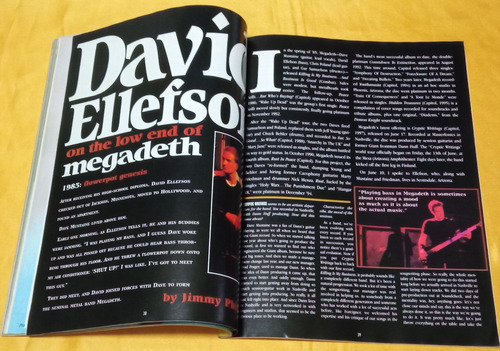 O Mag Peavey Monitor David Ellefson Megadeth 97 Ricewithduck (Usado)