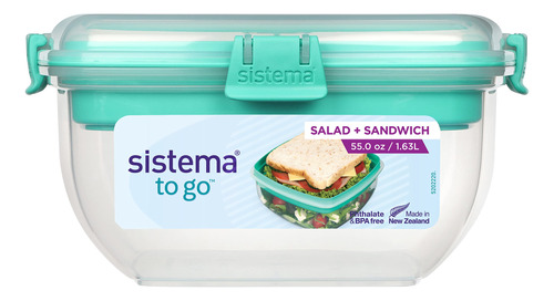 Sistema 1.63l Ensalada Y Sandwich, 1,63 L, Colores Surtidos