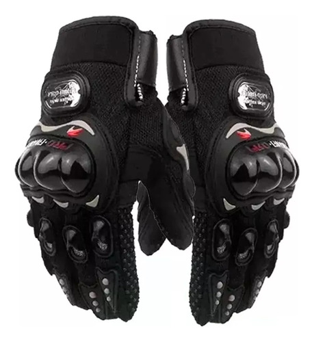 Guantes Probiker Con Protecciones Cross Enduro Negro Xl