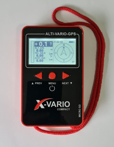 X-vario Compact - Variômetro E Gps Integrado Parapente