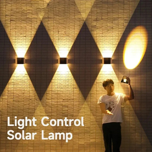 Lámpara Led Solar Bidireccional 