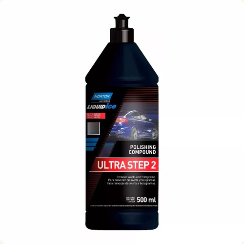 Composto Polidor Liquid Ice Ultra Step 2 Norton 500ml Cor Branco