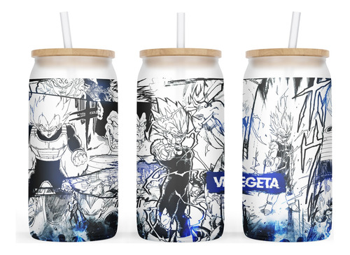 Vaso Bambu Starbucks Vegeta Dragon Abll Anime Goku Saiyajin
