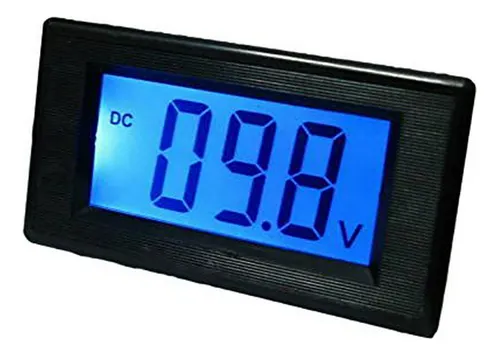 Medidor De Voltaje Digital Lcd Azul Dc *******mv 200mv
