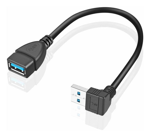 Cable De Extension Usb Macho A Hembra | 2 Piezas / Negro