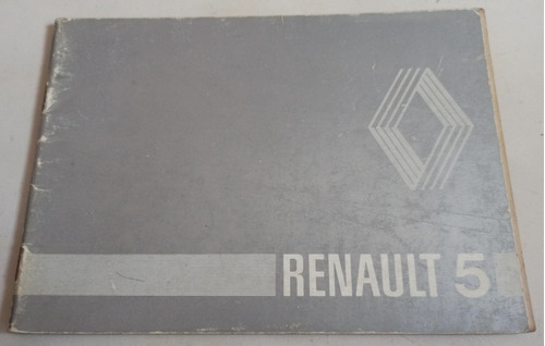 Libro Manual Original De Usuario: Renault 5 1979 En Francés