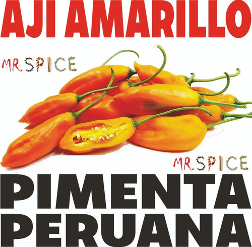 Sementes Da Pimenta Aji Amarillo Pimenta Peruana Para Vasos