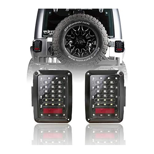 U Box Jeep Jk Conjunto De Luz Trasera Led Transparente ...