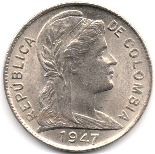 2 Centavos 1947 Bogotá Sin Circular