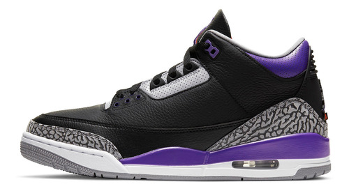 Zapatillas Jordan 3 Retro Black Court Purple Ct8532-050   