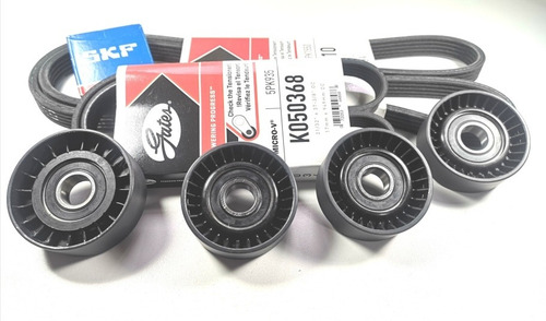 Imagen 5 de 12 de Kit Polyv Vw Vento 2.5 4 Poleas / 2 Correas Línea Nueva