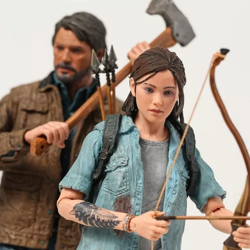 The Last of Us Part II Ellie with Bow Figure Original caixa perfeita