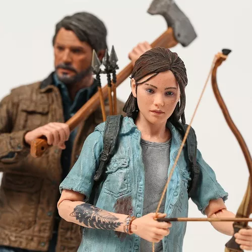 Action Figure The Last Of Us 2 Joel Ellie Neca C/acessórios