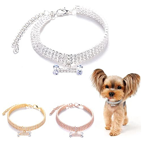 Psport Collar Para Perro Con Joyas De Oro Con Diamantes De I