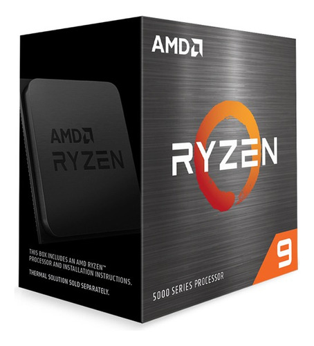 Processador AMD Ryzen 9 5950X 3.4GHz (4.9GHz Max Turbo) 64MB Cache AM4 Sem Vídeo Sem Cooler - 100-000000059