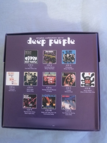 Deep Purple Singles Collection 68/76, Box Set Cds (Usado)