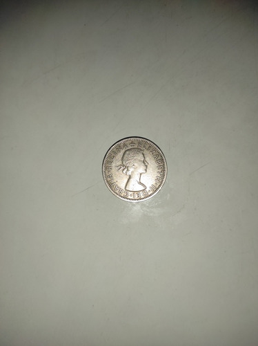 Moneda Inglaterra 2 Shillings Año 1955