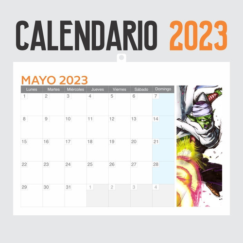 Imagen 4 de 6 de Calendario 2023 Dragon Ball - Goku - Vegeta - Animeras
