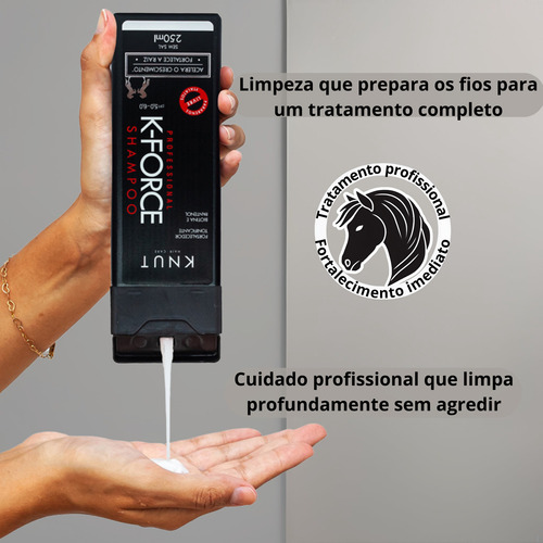 10x Kit Shampoo + Condicionador Knut K-force