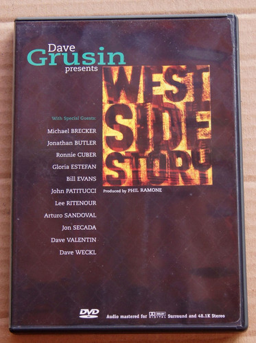 Dvd Dave Grusin Presents West Side Story (importado)
