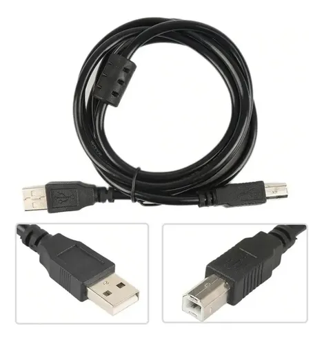 HP Printer USB Cable - Compatible With Deskjet 3636, 2130, 2132, 2547, 2622 & More