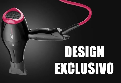 Secador Profissional Taiff Titanium 2100w Com Detalhe Rosa