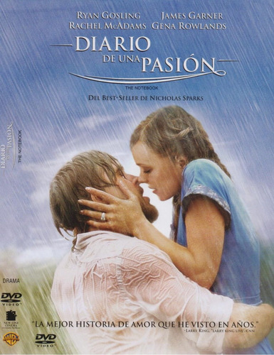 Diario De Una Pasion The Notebook Ryan Gosling Pelicula Dvd