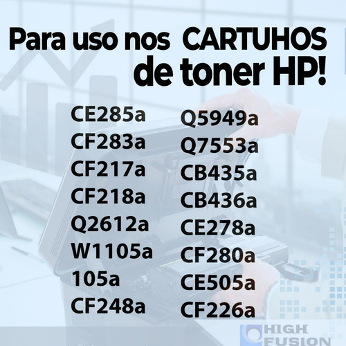 Pó Refil Toner Recarga Compativel Hp Cb435 436a Cf283 Cb436