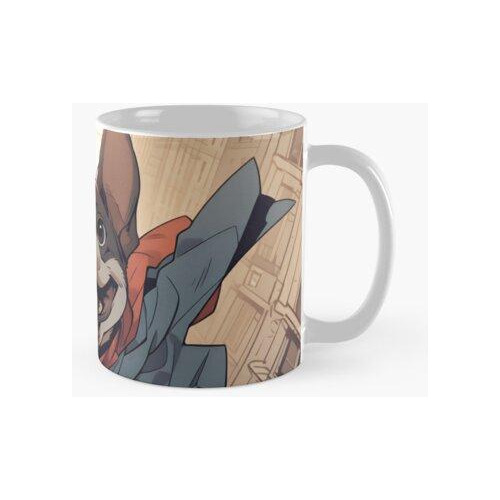 Taza Bulldog Francés Superhéroe Volando Calidad Premium