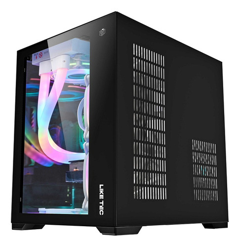 Gabinete Liketec Cube Dasha S/fan Micro Atx Vidro Temperado