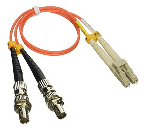 Cable De Adaptador De Fibra Optica 1 Ft Lc (macho) A St (hem