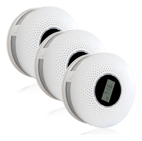 Detector De Sonido De Baño Con Alarma De Gas Con 2 Para Coci