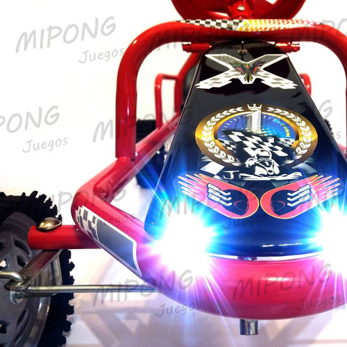 Imagen 5 de 9 de Karting A Pedal Ruedas Goma Y Chapa Sin Luz Mipong