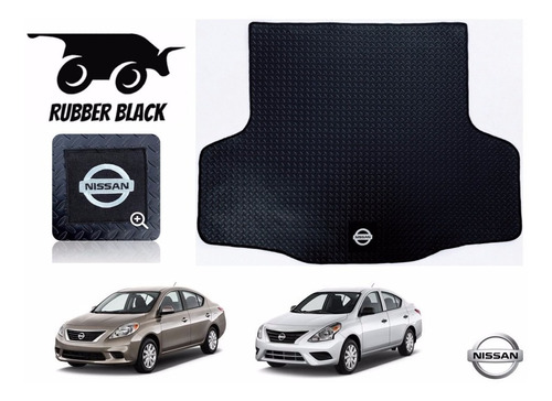 Tapete Cajuela Nissan Versa 2012 2013 2014 2015 Rubber Black