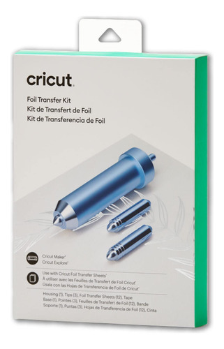 Kit De Transferencia De Papel De Aluminio Con 12 Hojas Y Her