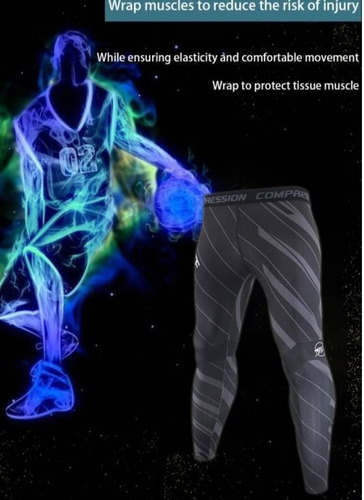 Lycra Deportiva Larga Para Hombre Leggins Compresion Gym