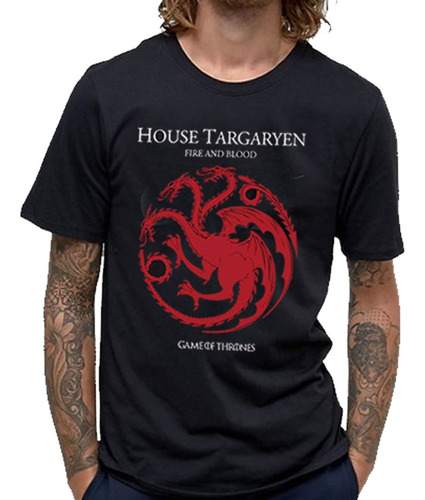 Franela House Of Dragon Game Of Thrones Personalizada 2