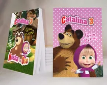 Comprar Masha Y El Oso Souvenir Anotador Personalizado X32!!!