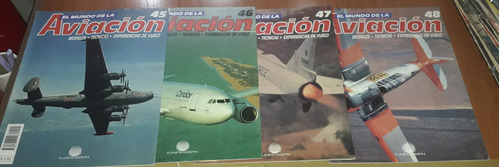 Lote De 4 Revistas El Mundo De La Aviacion N°45-46-47-48