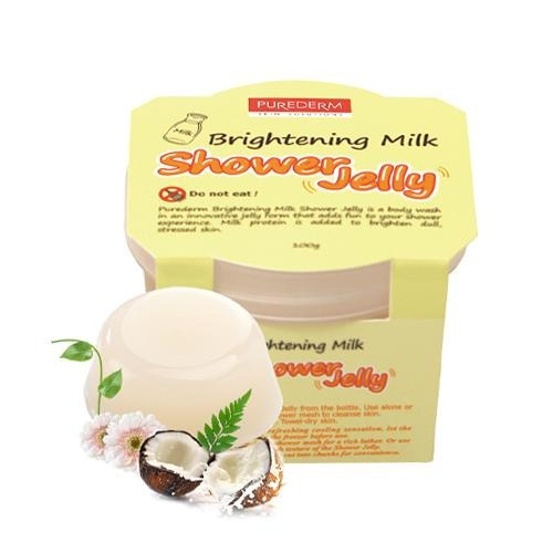 Purederm - Shower Jelly - Brightening Milk (sabonete Geléia)