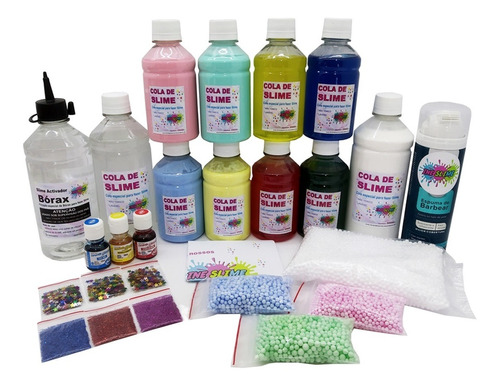 Kit Slime Para Fabricar Com As Crianças