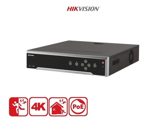 Nvr 32 Canales 8mp 4k 1080p Vga Hikvision Ds-7732ni-k4/16p