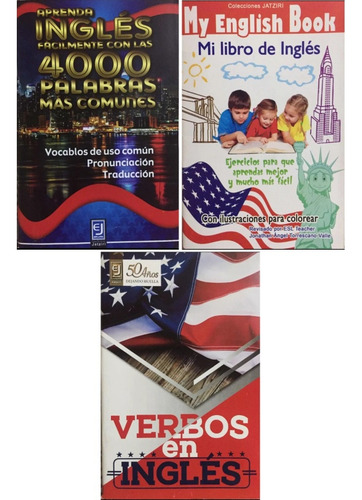 Manuales Para Aprenda Inglés Fácilmente - 3 Libros