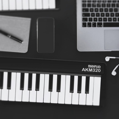 Controlador De Teclado De Midiplus Midi Negro