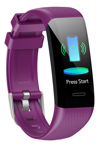 Reloj De Carga Con Cable Usb A Prueba De Agua Con Pulsera In