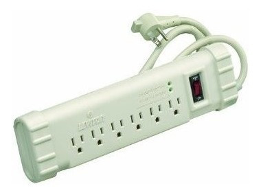 Tira De Sobretension De Grado De Oficina Leviton S1000-ps C