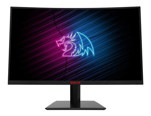 Monitor gamer curvo Redragon Mirror led 24" negro 100V/240V