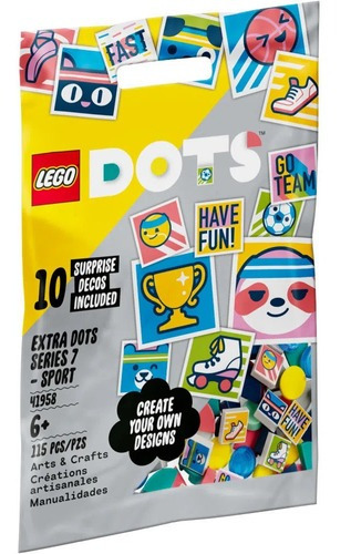 Lego Dots 41958 Dots Extra, serie 7 Sport, 115 piezas