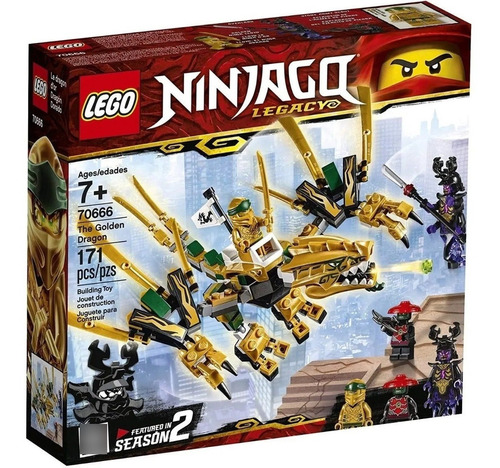 Lego Ninjago 70666 The Golden Dragon Nuevo Envio Gratis