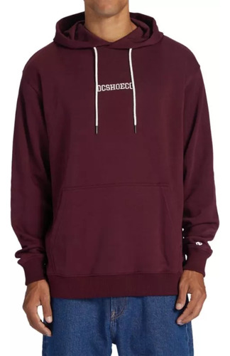 Sudadera Dc Shoes Baseline Vino Hombre Adyft03390-rsr0